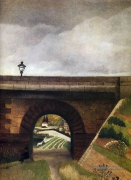 pont de Sèvres Henri Rousseau post impressionnisme Naive primitivisme Peinture à l'huile